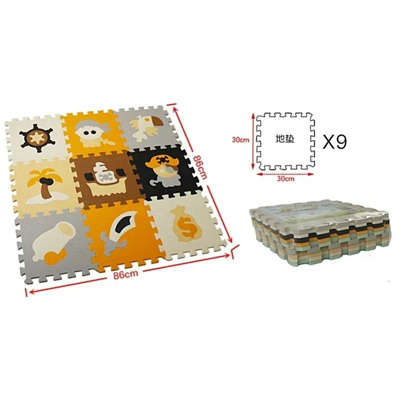 Tapis d'Éveil Doux Câlin de Bébé