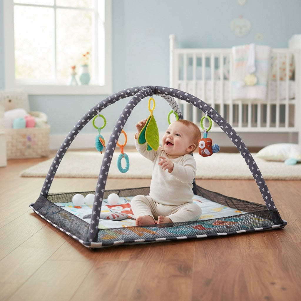 Tapis d'Éveil Enchanté sous l'Arche