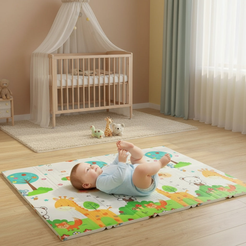 Tapis d’Éveil Étoiles en Douceur