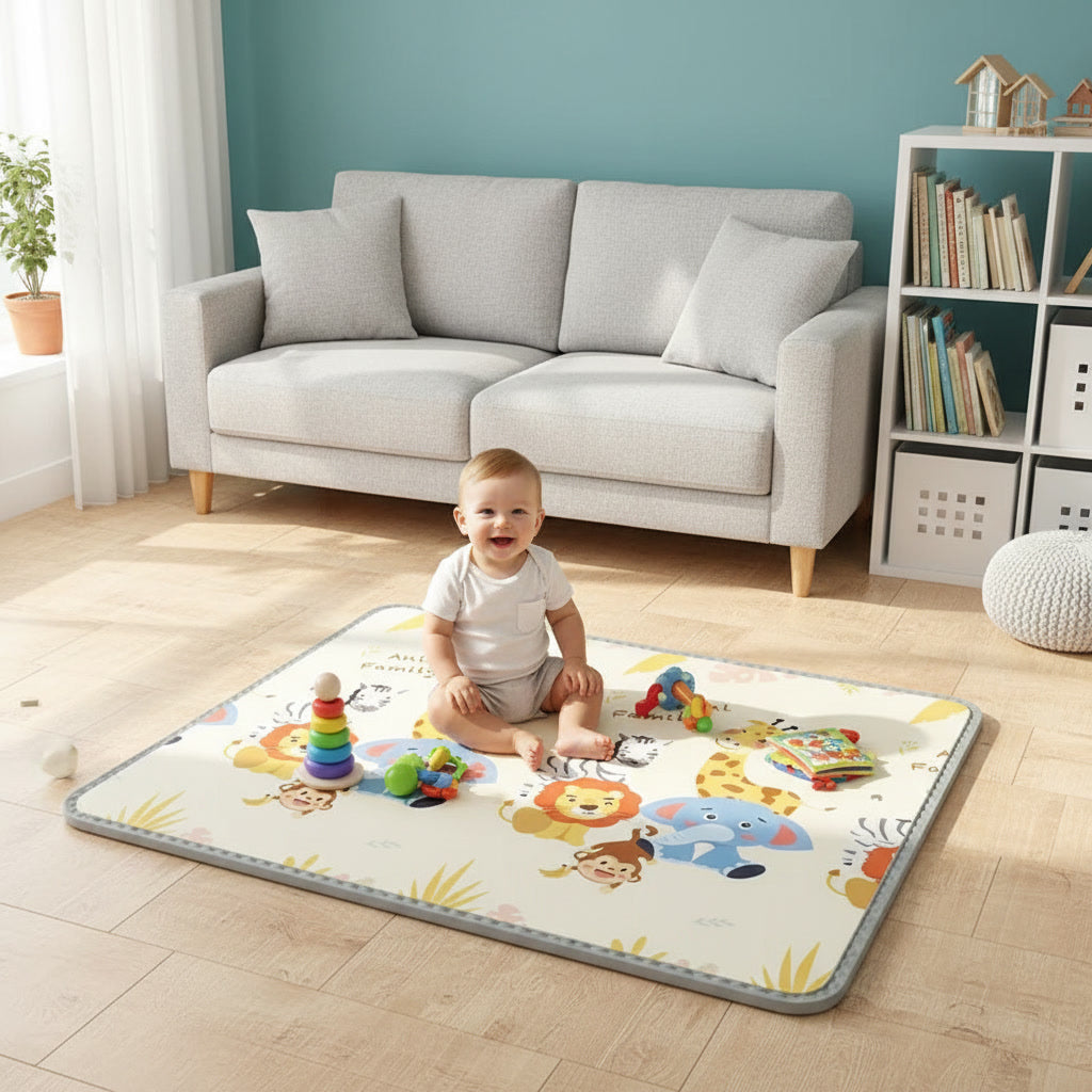 Tapis d’Éveil Câlin de la Savane