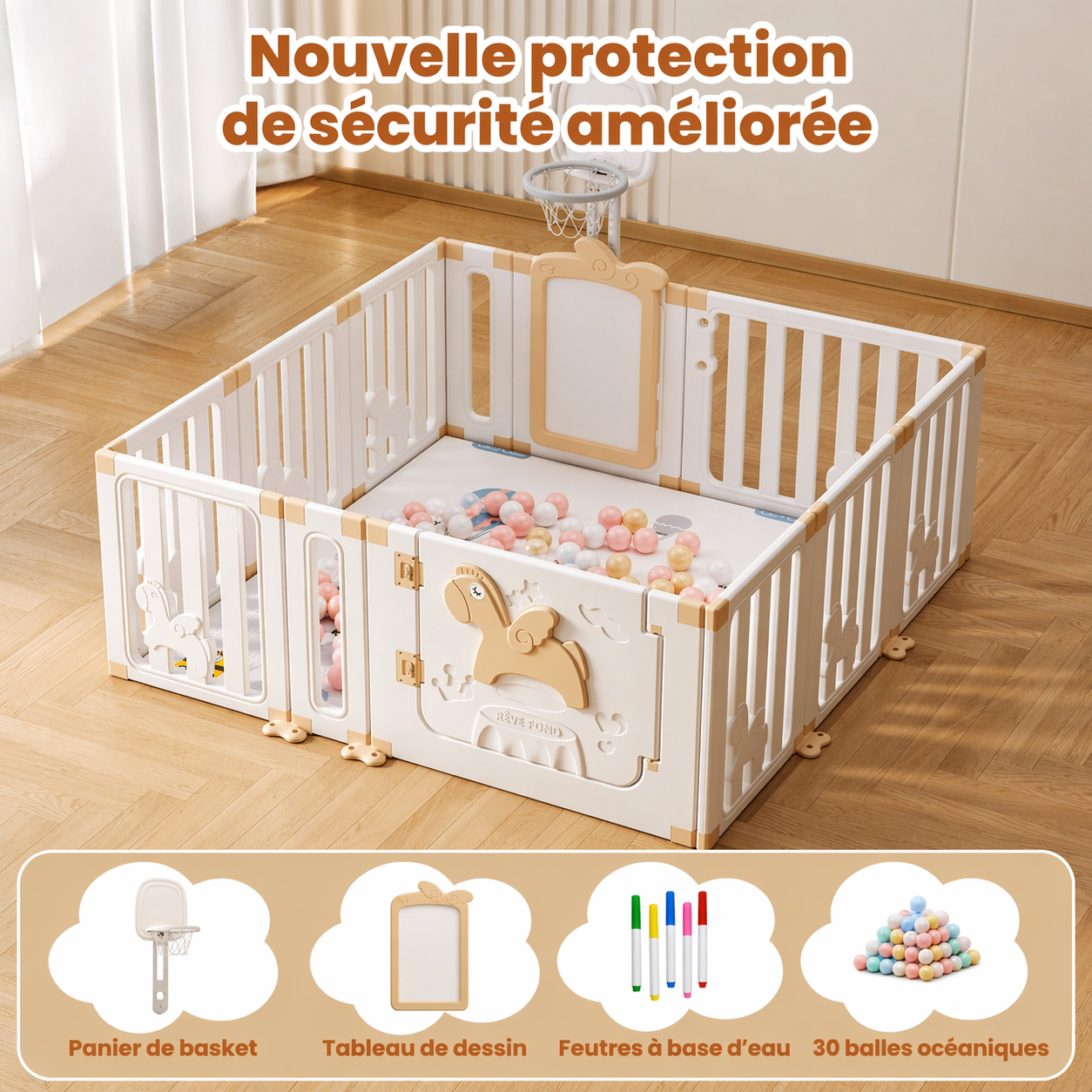 Parc Bébé Douce Étoile