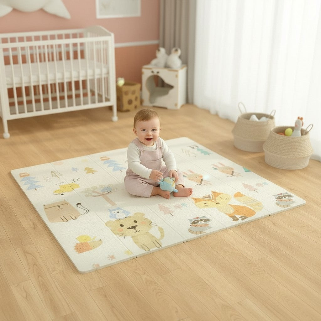 Tapis d'Éveil Sous le Charme de la Nature