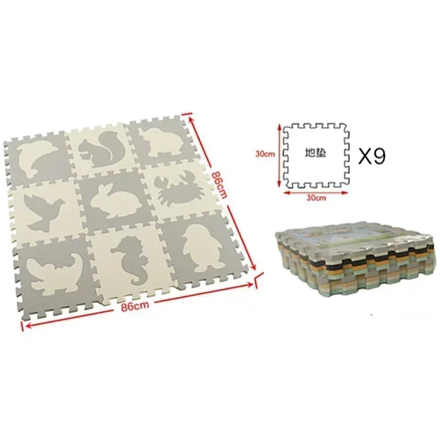 Tapis d'Éveil Doux Câlin de Bébé