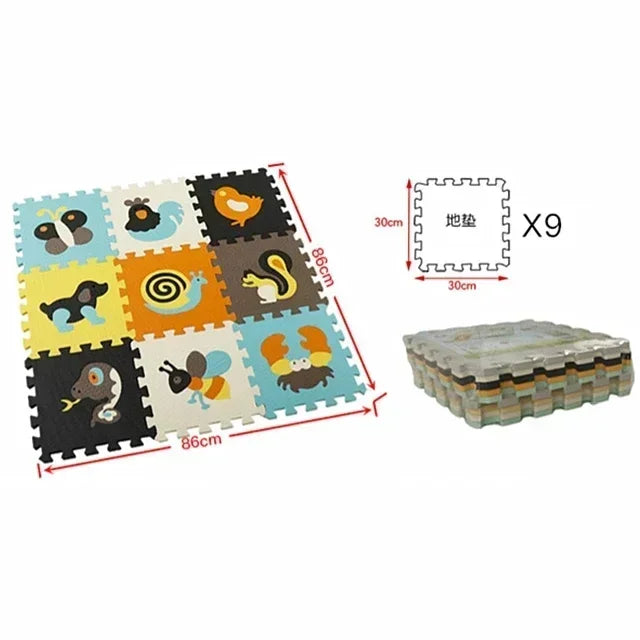 Tapis d'Éveil Doux Câlin de Bébé