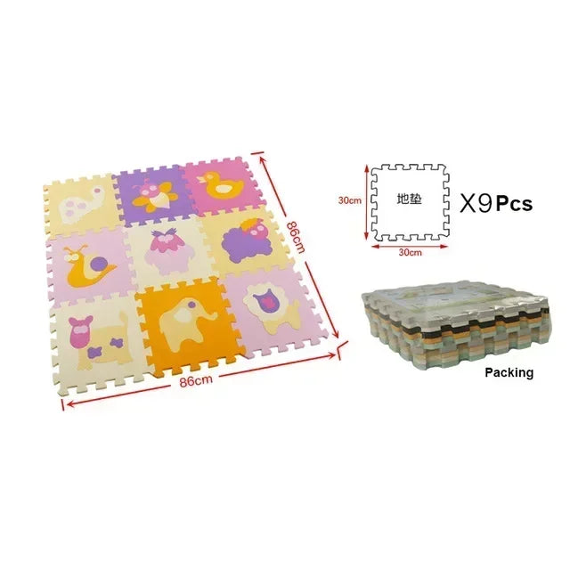 Tapis d'Éveil Doux Câlin de Bébé