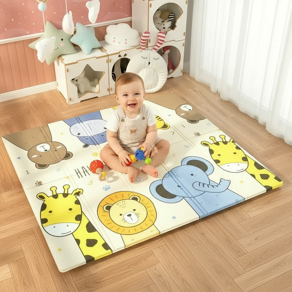 Tapis d'Éveil Jardin des Éléphants