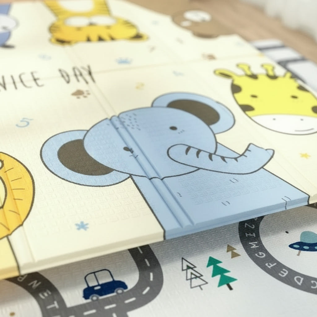 Tapis d'Éveil Jardin des Éléphants